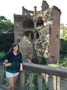 Sissy at Heidelburg castle