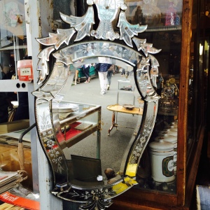 And old venetian mirrors...